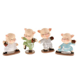 Max Micro Landscape Miniature Figurine Resin Pig Ornament Chinese Pig Year Gift