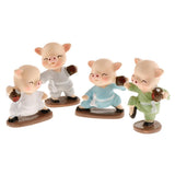 Max Micro Landscape Miniature Figurine Resin Pig Ornament Chinese Pig Year Gift