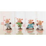Max Micro Landscape Miniature Figurine Resin Pig Ornament Chinese Pig Year Gift