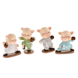 Max Micro Landscape Miniature Figurine Resin Pig Ornament Chinese Pig Year Gift
