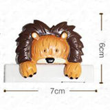 Max 3D Creative Cute Resin Light Switch Cover Sticker Socket Protection Lion