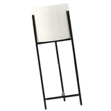 Max Maxb Nordic Ceramic Iron Art Vase Set for Home Office Decor Flower Pot Black-M