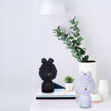 Max Modern Art Resin Curly Girl Sculpture Decorative Ornament White-A - Aladdin Shoppers