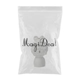 Max Modern Art Resin Curly Girl Sculpture Decorative Ornament White-A - Aladdin Shoppers