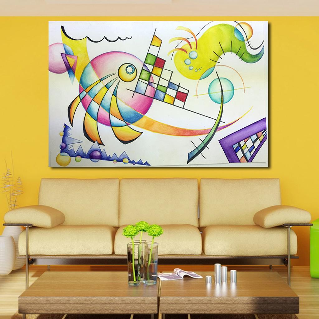 Maxbell  Abstract Canvas Prints Painting Wall Art Decor for Living Room Style 12