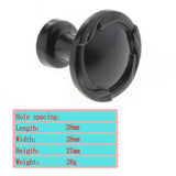 Max Round Cabinet Knob Drawer Handle Furniture Hardware Zinc Alloy Black - Aladdin Shoppers