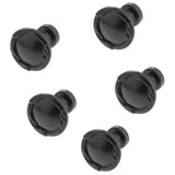 Max Round Cabinet Knob Drawer Handle Furniture Hardware Zinc Alloy Black - Aladdin Shoppers