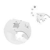 Max 3d Fish Tank Wall Sticker Mirror Acrylic Wall Decal for Bedroom Silver Color - Aladdin Shoppers