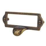 Max Vintage American Style Door Handle Knob Zinc Alloy with Card Slot Bronze - Aladdin Shoppers