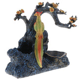 Max Resin Wine Rack Branches Birds Decor Wine Storage Shelf for Cabinet Blue - Aladdin Shoppers