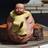 Max Sand tea pet ceramic sami monk purple sand home gifts crafts Magic yellow - Aladdin Shoppers