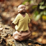 Max Sand tea pet ceramic sami monk purple sand home gifts crafts yellow - Aladdin Shoppers