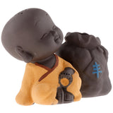 Max Fine purple sand little monks tea pet furnishing tea set decoration Style 03 - Aladdin Shoppers