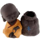 Max Fine purple sand little monks tea pet furnishing tea set decoration Style 03 - Aladdin Shoppers