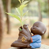 Max Fine purple sand little monks tea pet furnishing tea set decoration Style 05 - Aladdin Shoppers