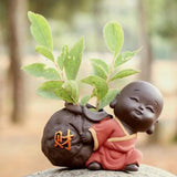Max Fine purple sand little monks tea pet furnishing tea set decoration Style 08 - Aladdin Shoppers
