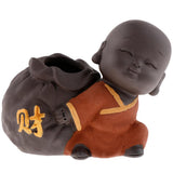 Max Fine purple sand little monks tea pet furnishing tea set decoration Style 08 - Aladdin Shoppers