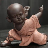 Max Kungfu Little Monk Tea Pet Tea Ceremony Accessories Play Color Sand Style B - Aladdin Shoppers