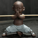 Max Kungfu Little Monk Tea Pet Tea Ceremony Accessories Play Color Sand Style D - Aladdin Shoppers