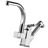 Max Kitchen Sink Basin Faucet with Pull Out Sprayer for Cool and Hot Water - Aladdin Shoppers