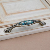 Max Vintage Ceramic Furniture Cabinet Handle Lever Pull Knob Door Hardware C 136mm - Aladdin Shoppers
