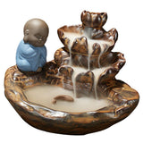 Incense Burner Backflow Mountain Lotus Buddha Lotus Sitting