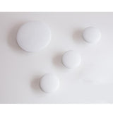 Max Dots Coat Hook Colorful Ash Wood Wall Mount Coat Wall Hanger Rack White S - Aladdin Shoppers