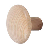 Max Dots Coat Hook Colorful Ash Wood Wall Mount Coat Wall Hanger Rack Natural S - Aladdin Shoppers