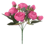Max Artificial Silk Peony Bridal Bouquets for Wedding Home Decoration Rose Red - Aladdin Shoppers
