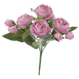 Max Artificial Silk Peony Bridal Bouquets for Wedding Home Decoration New Purple - Aladdin Shoppers