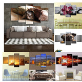 Max Modern 5 Panels Paintings on Canvas Wall Art Landscape Dog - Aladdin Shoppers