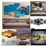 Max Modern 5 Panels Paintings on Canvas Wall Art Landscape Dog - Aladdin Shoppers