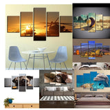 Max Modern 5 Panels Paintings on Canvas Wall Art Landscape Dog - Aladdin Shoppers