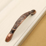 Max Antique Zinc Alloy Double Hole Drawer Cabinet Door Red Bronze Handle Style D - Aladdin Shoppers