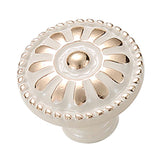 Max Ivory White Zinc Alloy Door Handle Cabinet Cupboard Dresser Knob Handle 25mm - Aladdin Shoppers