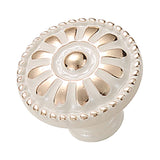 Max Ivory White Zinc Alloy Door Handle Cabinet Cupboard Dresser Knob Handle 31mm - Aladdin Shoppers