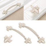 Max Ivory White Zinc Alloy Home Door Handle Cabinet Cupboard Dresser Handle 45mm