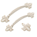 Max Ivory White Zinc Alloy Home Door Handle Cabinet Cupboard Dresser Handle 45mm