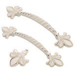 Max Ivory White Zinc Alloy Home Door Handle Cabinet Cupboard Dresser Handle 45mm
