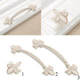 Max Ivory White Zinc Alloy Home Door Handle Cabinet Cupboard Dresser Handle 45mm