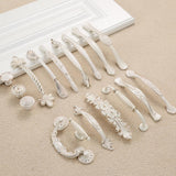 Max Ivory White Zinc Alloy Home Door Handle Cabinet Cupboard Dresser Handle 45mm