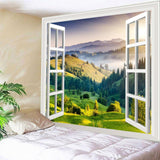 Maxbell Wall Hanging Micro Landscape Tapestry for Bedroom Living Room 150x200cm