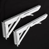 Max Folding Movable Triangle Shelf Bracket K Type Spring Steel Bracket  10inch