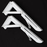 Max Folding Movable Triangle Shelf Bracket K Type Spring Steel Bracket  10inch
