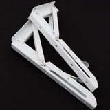 Max Folding Movable Triangle Shelf Bracket K Type Spring Steel Bracket  10inch