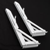 Max Folding Movable Triangle Shelf Bracket K Type Spring Steel Bracket  10inch