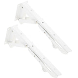 Max Folding Movable Triangle Shelf Bracket K Type Spring Steel Bracket  10inch