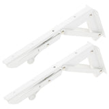 Max Folding Movable Triangle Shelf Bracket K Type Spring Steel Bracket  10inch