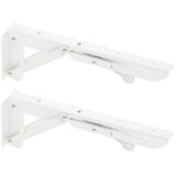 Max Folding Movable Triangle Shelf Bracket K Type Spring Steel Bracket  10inch