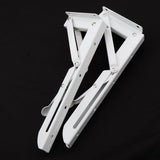 Max Folding Movable Triangle Shelf Bracket K Type Spring Steel Bracket  10inch